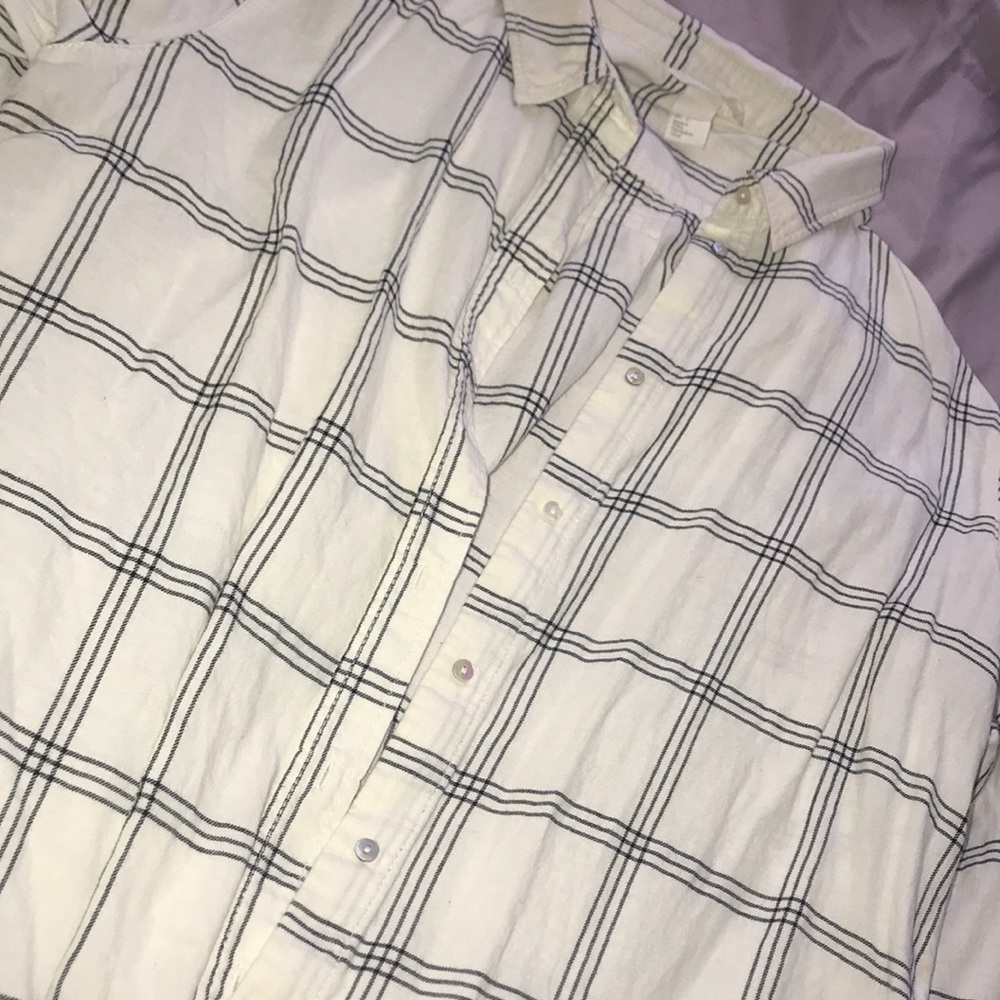 White And Black Flannel ⚫️⚪️